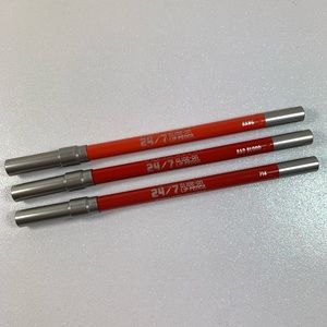 Urban Decay Lip Liner Bundle of 3: Bang, Bad Blood, & 714 NWOB